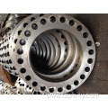 Steel end plate flange for cement Piles